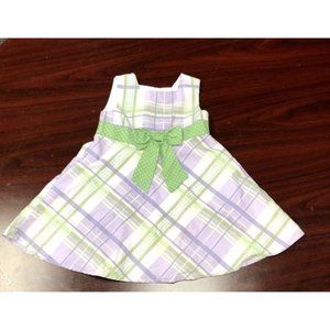 Girls Toddler Dress 24 Months Purple Plaid Perfectly Dressed